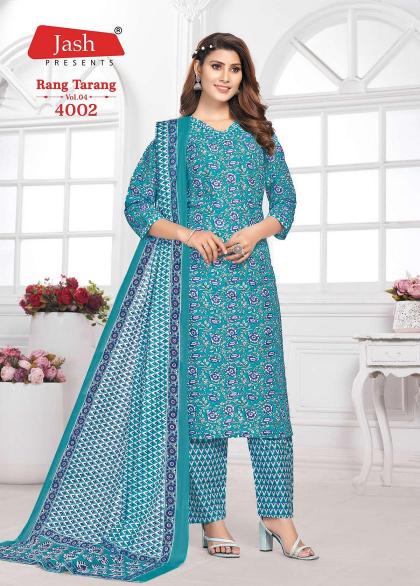 Jash Rang Tarang Vol-4 – Kurti Pant With Dupatta - Wholesale Catalog