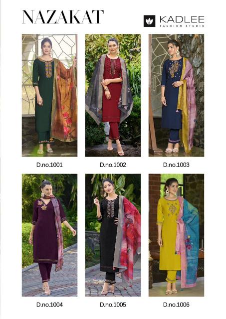 KADLEE NAZAKAT Kurti Wholesale catalog