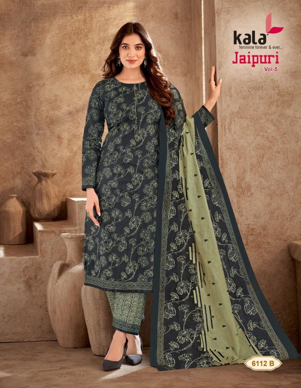 Kala Jaipuri Vol-5 – Dress Material - Wholesale Catalog