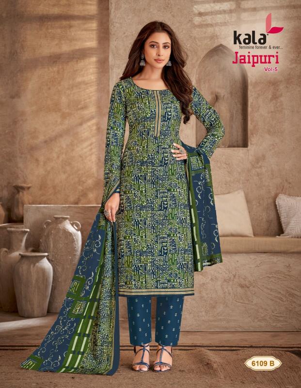 Kala Jaipuri Vol-5 – Dress Material - Wholesale Catalog