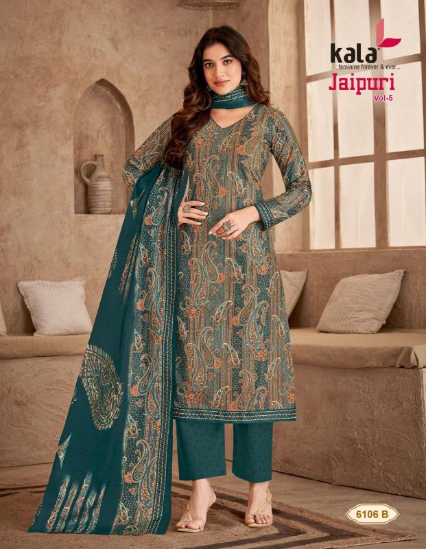 Kala Jaipuri Vol-5 – Dress Material - Wholesale Catalog