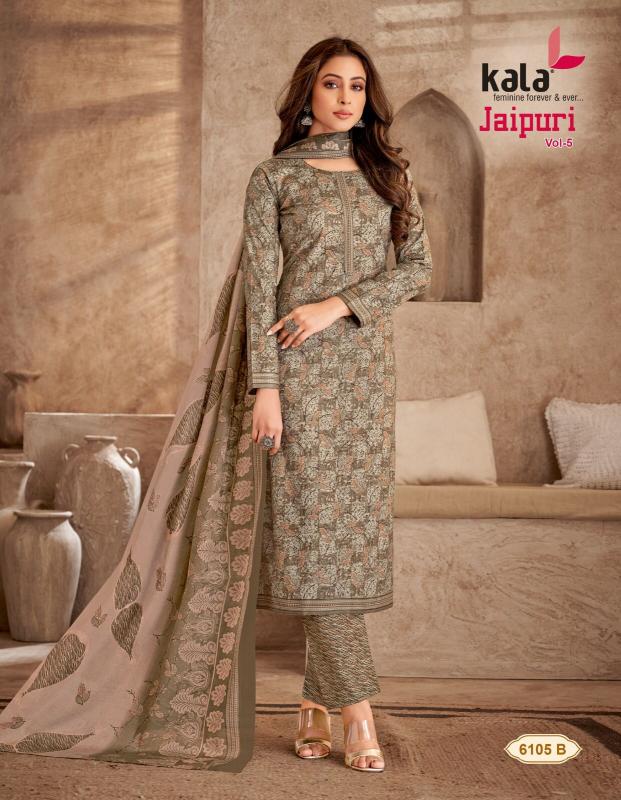 Kala Jaipuri Vol-5 – Dress Material - Wholesale Catalog