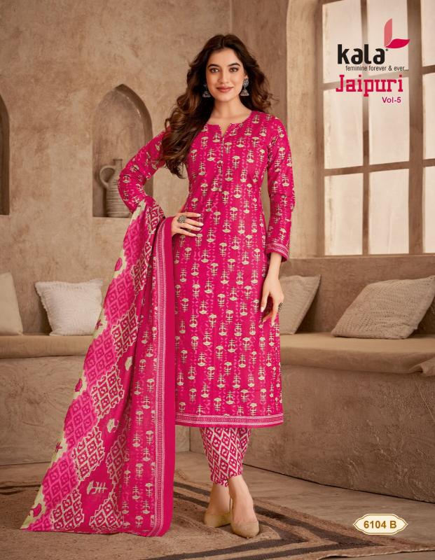 Kala Jaipuri Vol-5 – Dress Material - Wholesale Catalog