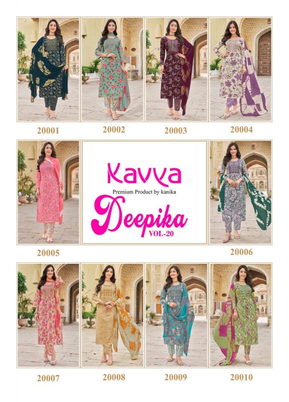 KAVYA DEEPIKA vol -20 Kurti Wholesale catalog