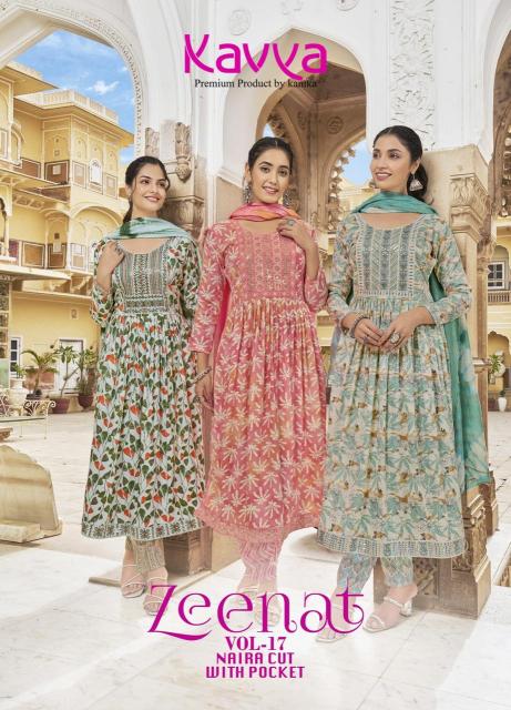 KAVYA ZEENAT VOL 17 Kurti Wholesale catalog