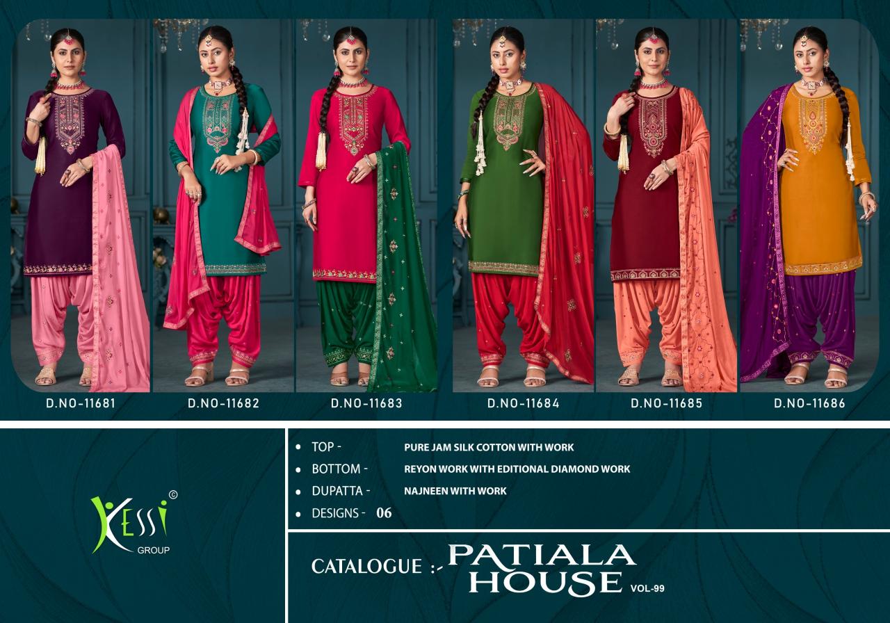 KESSI PATIALA HOUSE VOL-99 Dress Materials Wholesale catalog