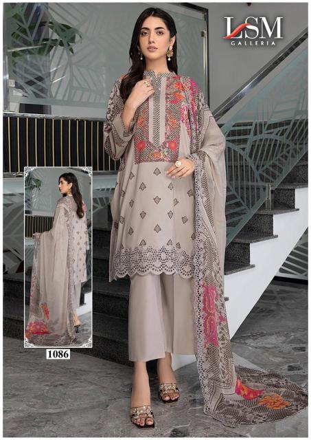 LSM Parian Dream Vol-9 – Heavy Karachi Lawn Collection - Wholesale Catalog