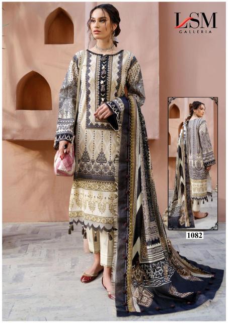 LSM Parian Dream Vol-9 – Heavy Karachi Lawn Collection - Wholesale Catalog