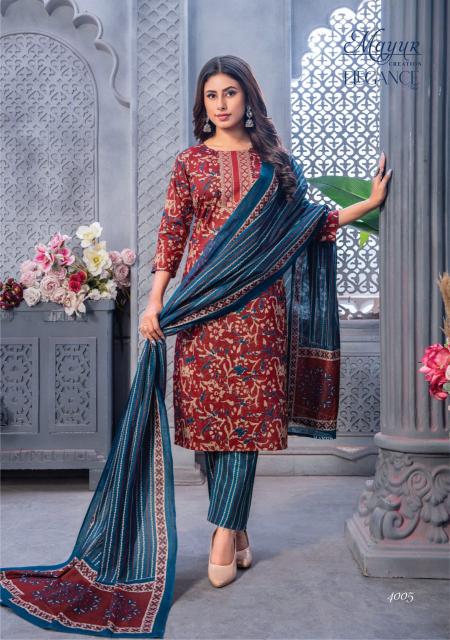 Mayur Elegance Vol-4 – Dress Material - Wholesale Catalog