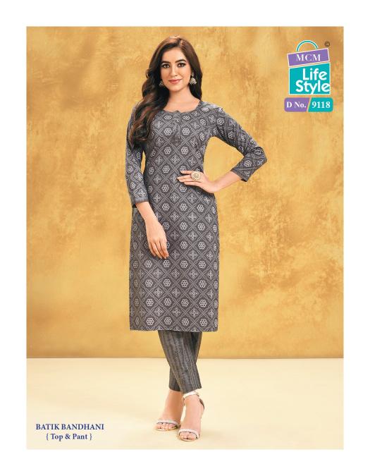 MCM Priyatama Bandhej Vol-1 – Kurti With Pant - Wholesale Catalog