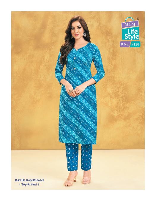 MCM Priyatama Bandhej Vol-1 – Kurti With Pant - Wholesale Catalog