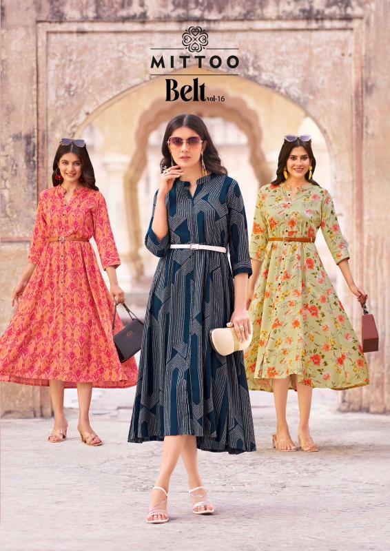 MITTOO BELT VOL 16 Kurti Wholesale catalog