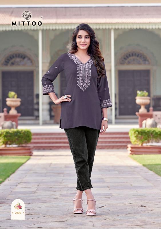 MITTOO Charmi Kurti Wholesale catalog