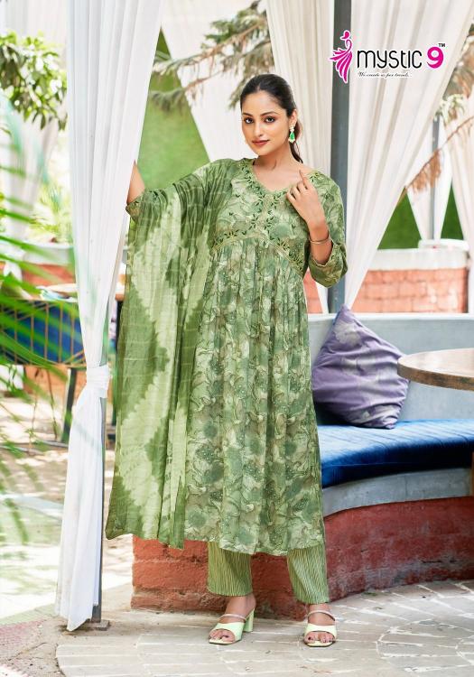 MYSTIC 9 HEENA  VOL - 4 Kurti Wholesale catalog