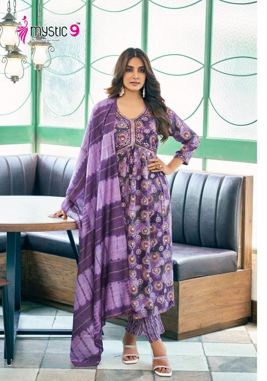 MYSTIC 9 POOJA VOL - 5 Kurti Wholesale catalog