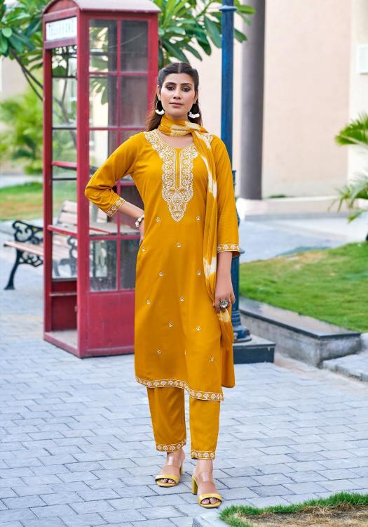 Mystic9 Karachi Vol-2 – Kurti Pant With Dupatta - Wholesale Catalog