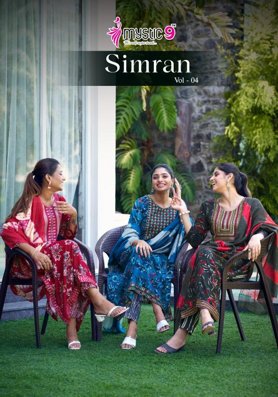 MYSTIC9 SIMRAN vol -4 Kurti Wholesale catalog