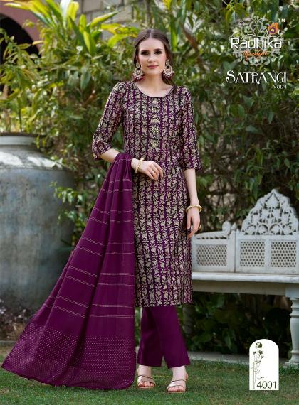 RADHIKA LIFE STYLE  SATRANGI vol - 4 Kurti Wholesale catalog