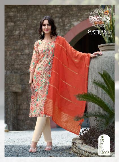 RADHIKA LIFE STYLE  SATRANGI vol - 4 Kurti Wholesale catalog