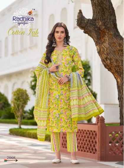 RADHIKA lifestyle COTTON FAB VOL 2 Kurti Wholesale catalog