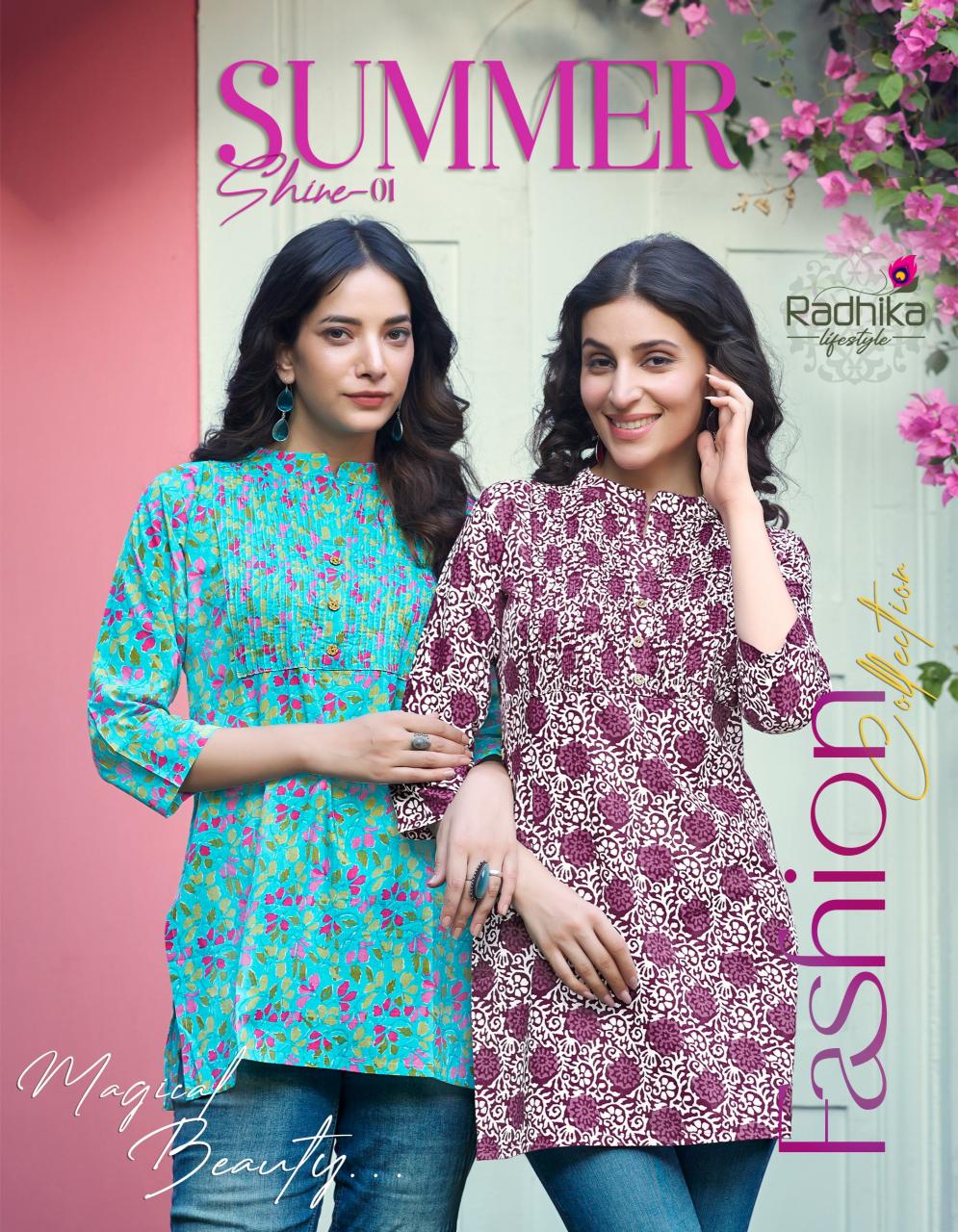 RADHIKA lifestyle SUMMER SHINE VOL 1 Kurti Wholesale catalog