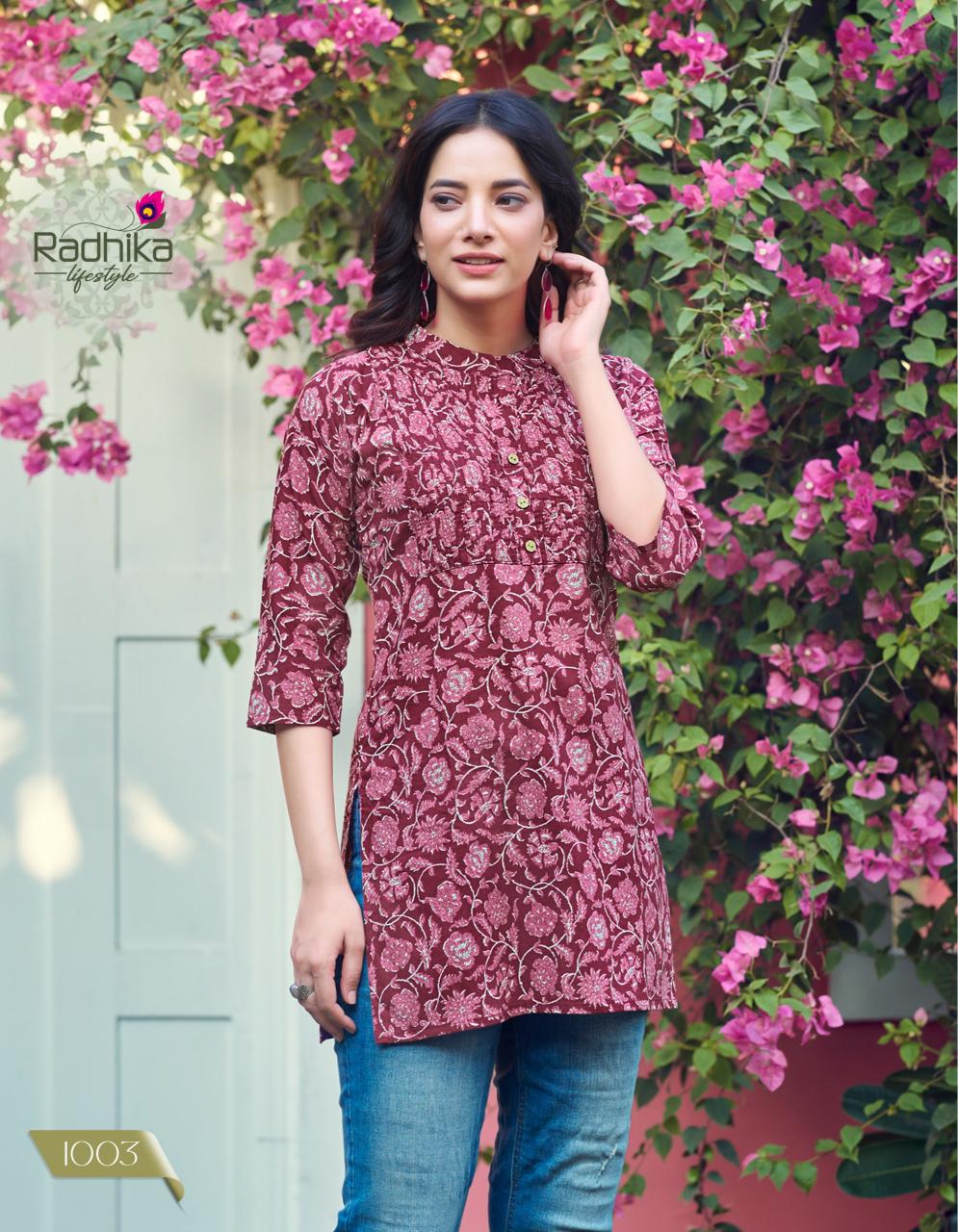 RADHIKA lifestyle SUMMER SHINE VOL 1 Kurti Wholesale catalog