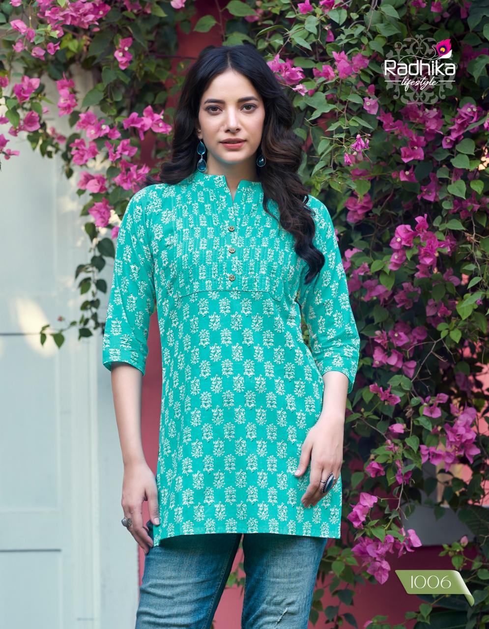 RADHIKA lifestyle SUMMER SHINE VOL 1 Kurti Wholesale catalog