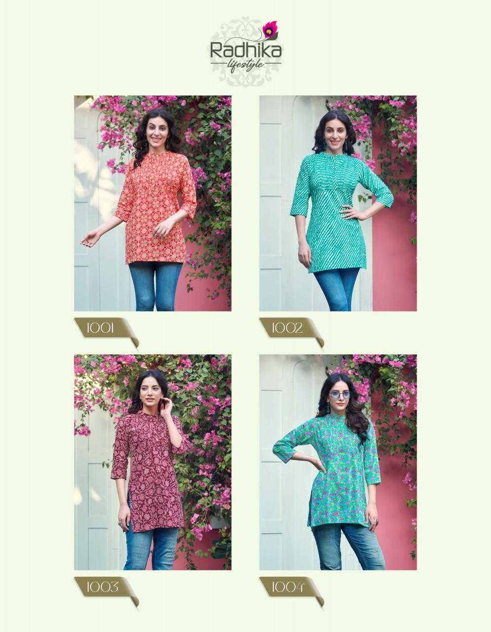 RADHIKA lifestyle SUMMER SHINE VOL 1 Kurti Wholesale catalog