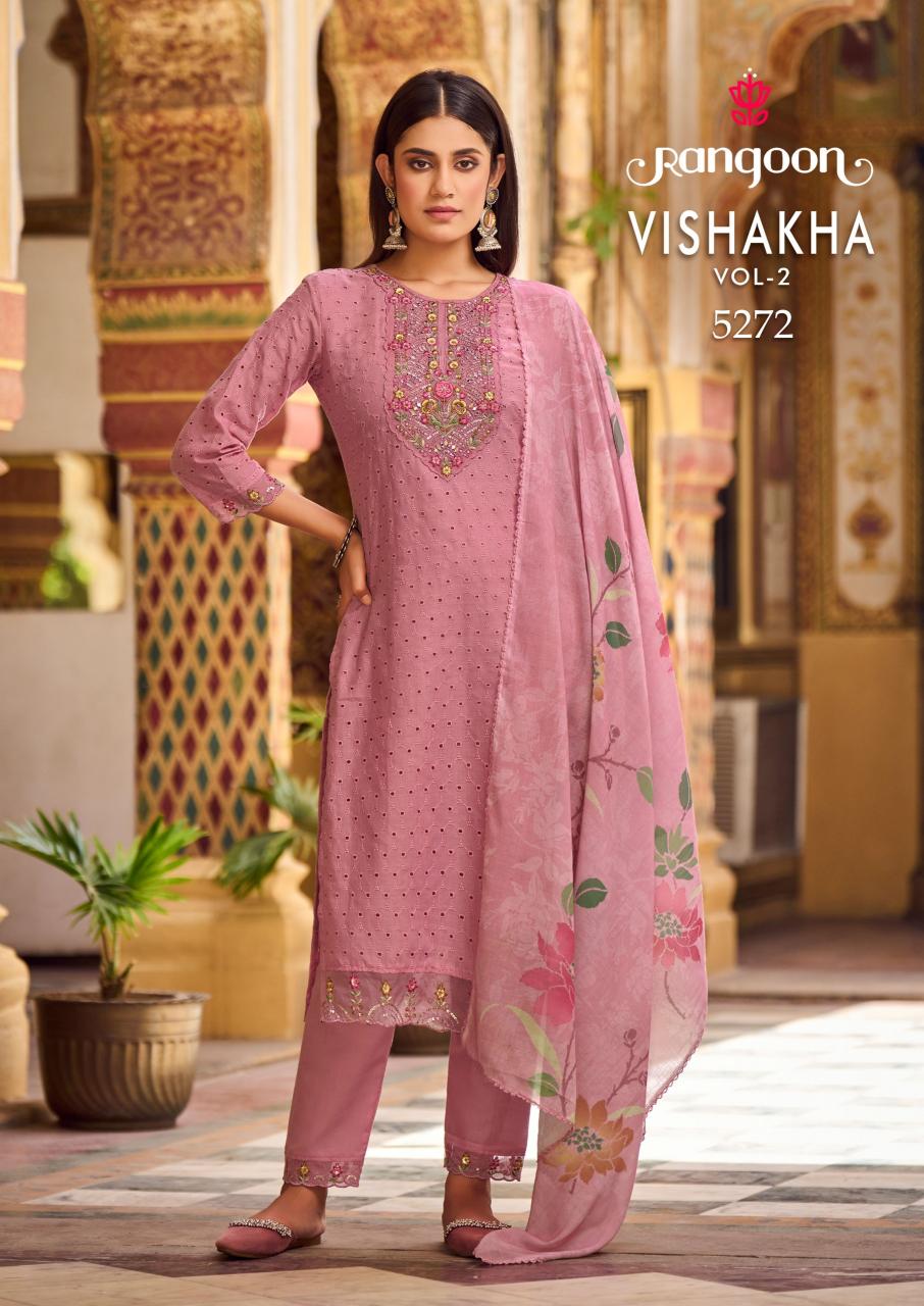 Rangoon Vishakha Vol 2 Kurti Wholesale catalog