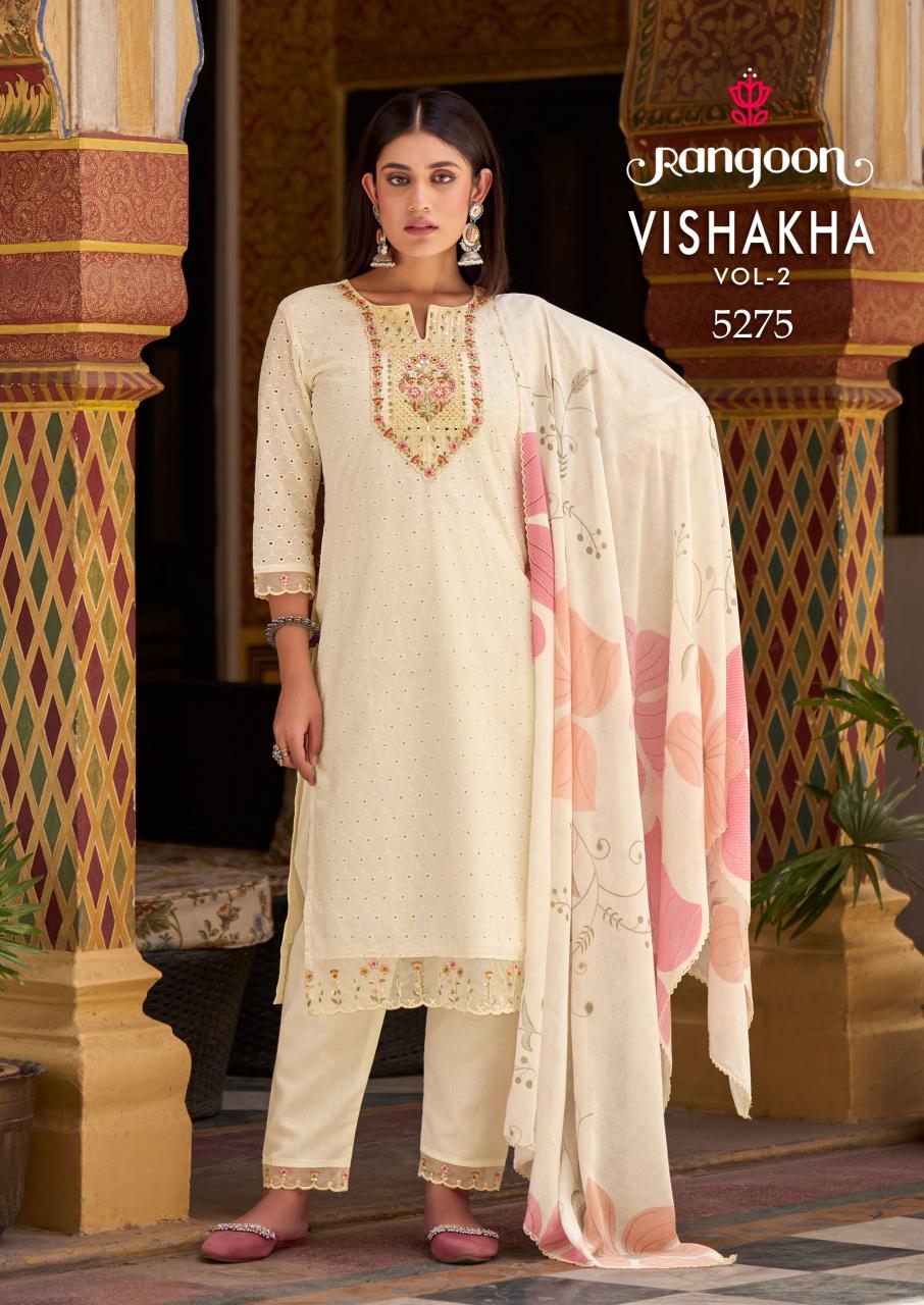 Rangoon Vishakha Vol 2 Kurti Wholesale catalog