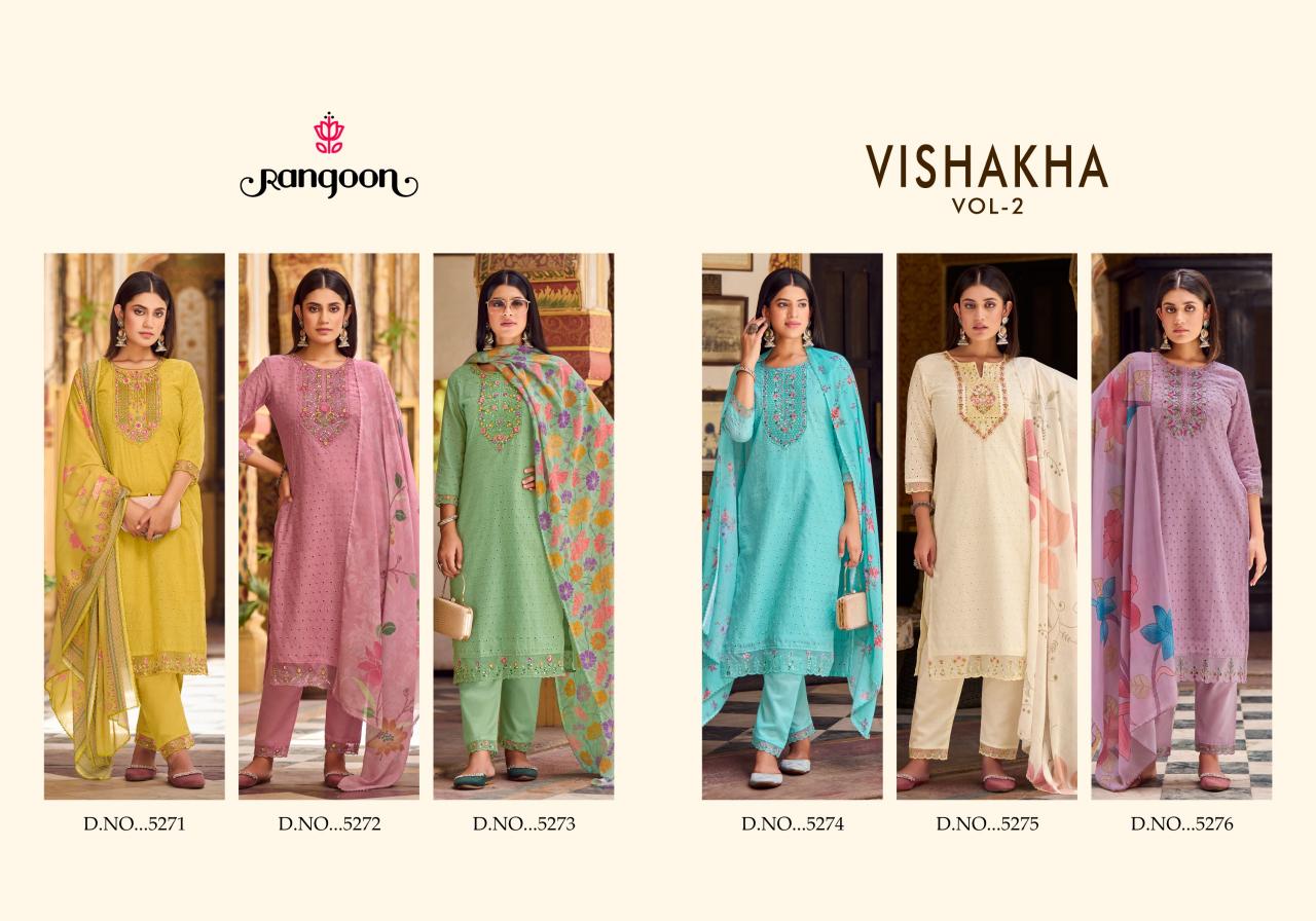 Rangoon Vishakha Vol 2 Kurti Wholesale catalog