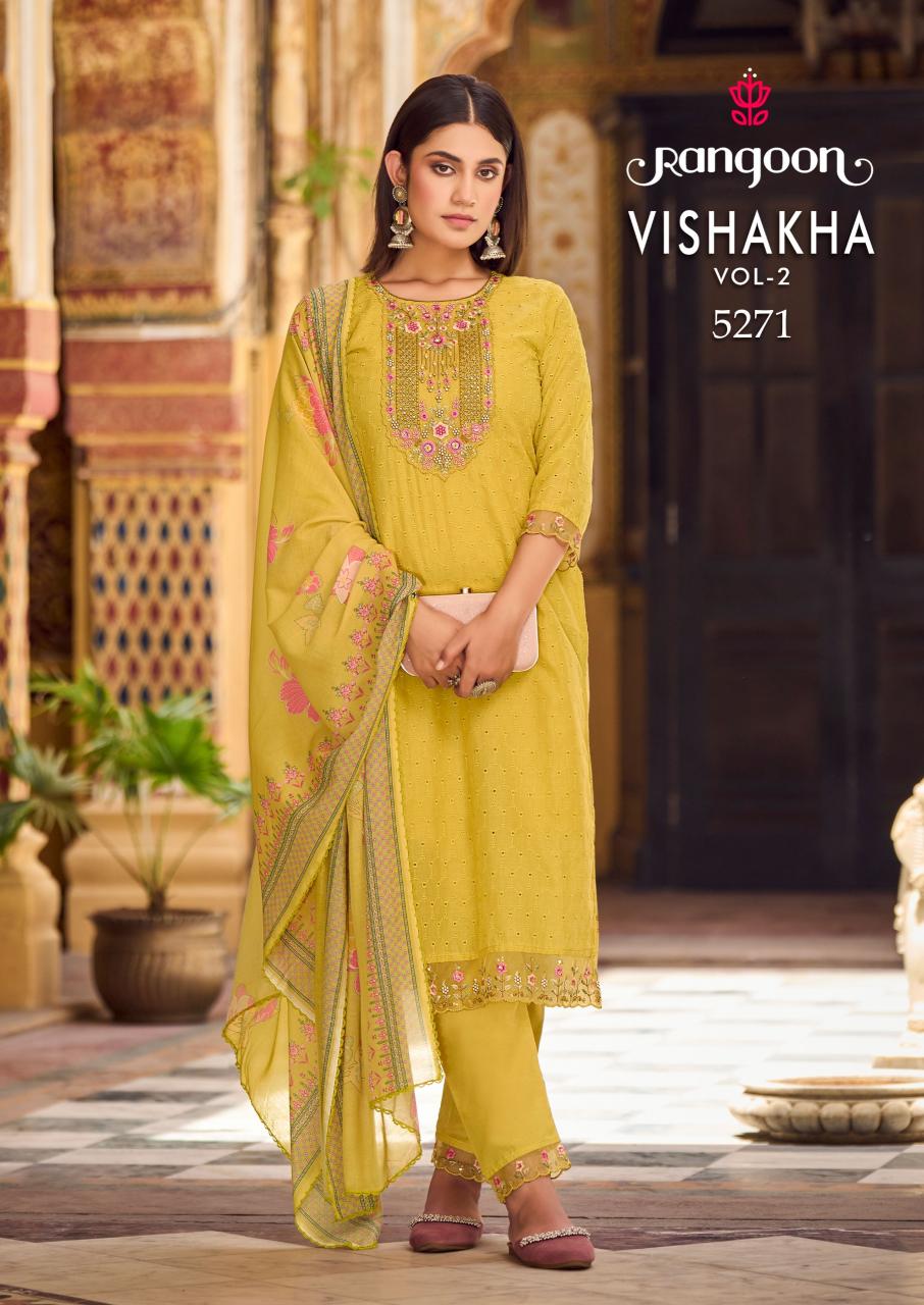 Rangoon Vishakha Vol 2 Kurti Wholesale catalog