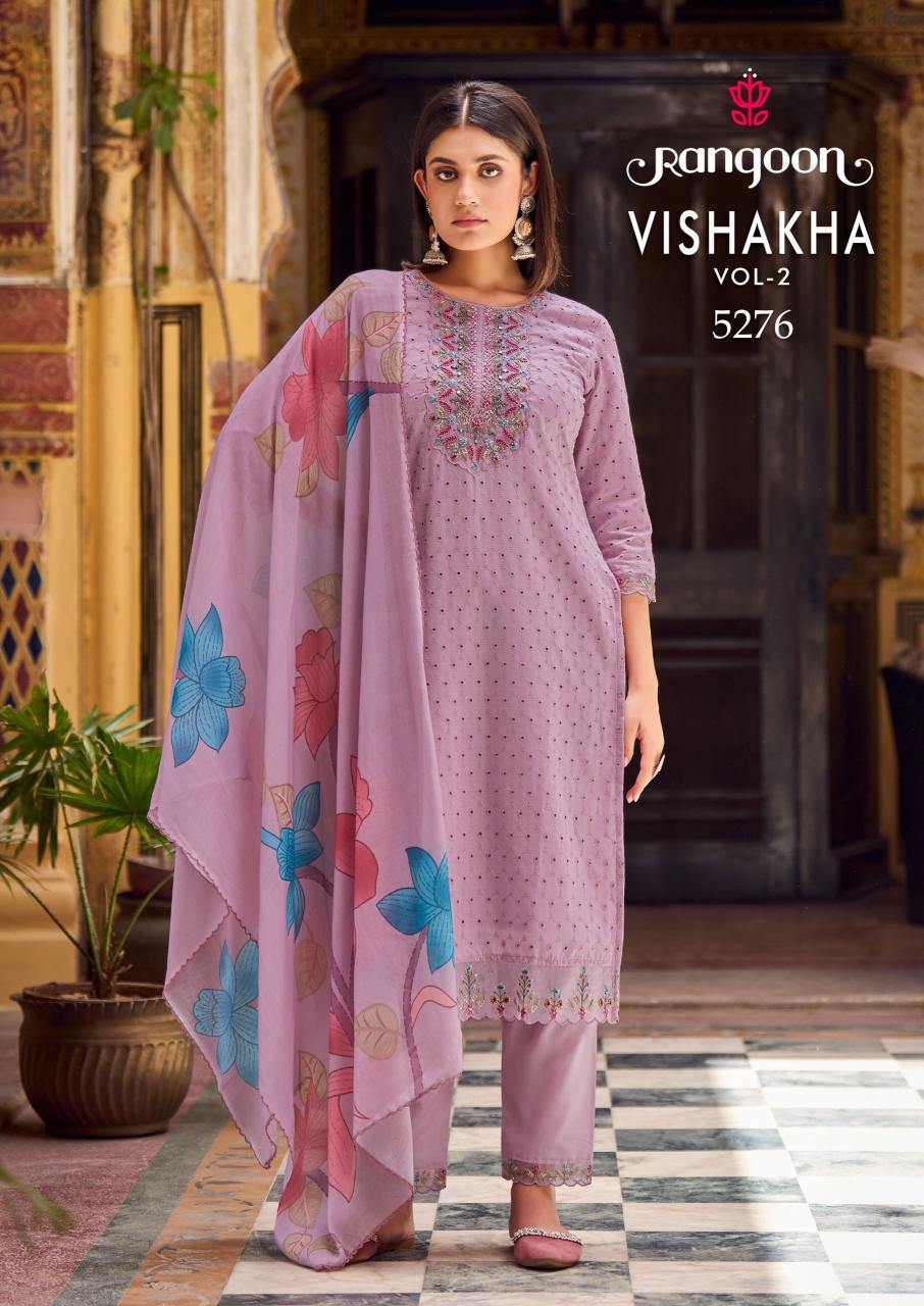 Rangoon Vishakha Vol 2 Kurti Wholesale catalog