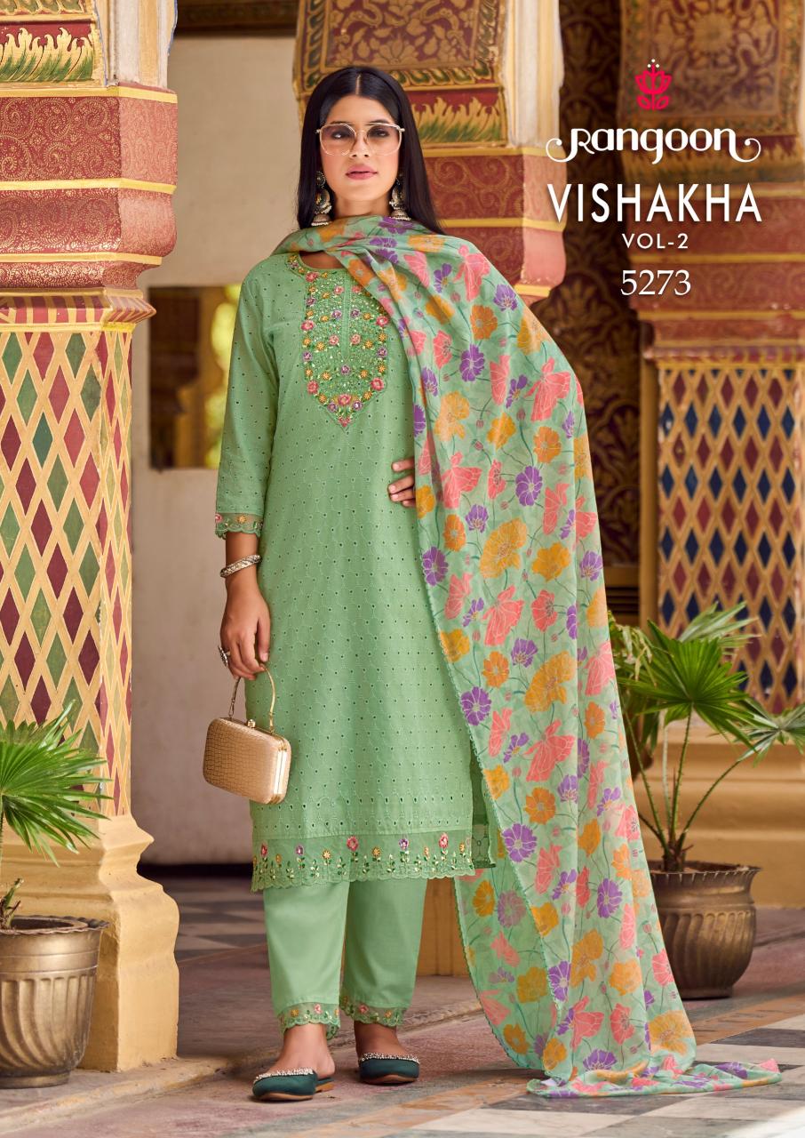 Rangoon Vishakha Vol 2 Kurti Wholesale catalog