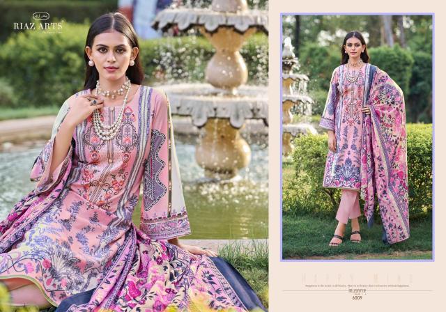 Riaz Arts Musafir Vol 6 Lawn Digital Printed Dress Material Wholesale catalog