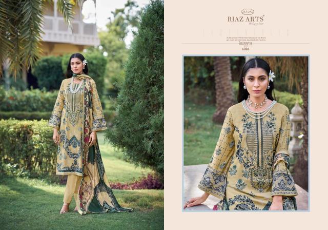 Riaz Arts Musafir Vol 6 Lawn Digital Printed Dress Material Wholesale catalog