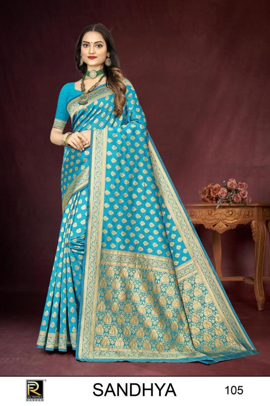 Ronisha Sandhya Banarasi Silk Saree Wholesale catalog