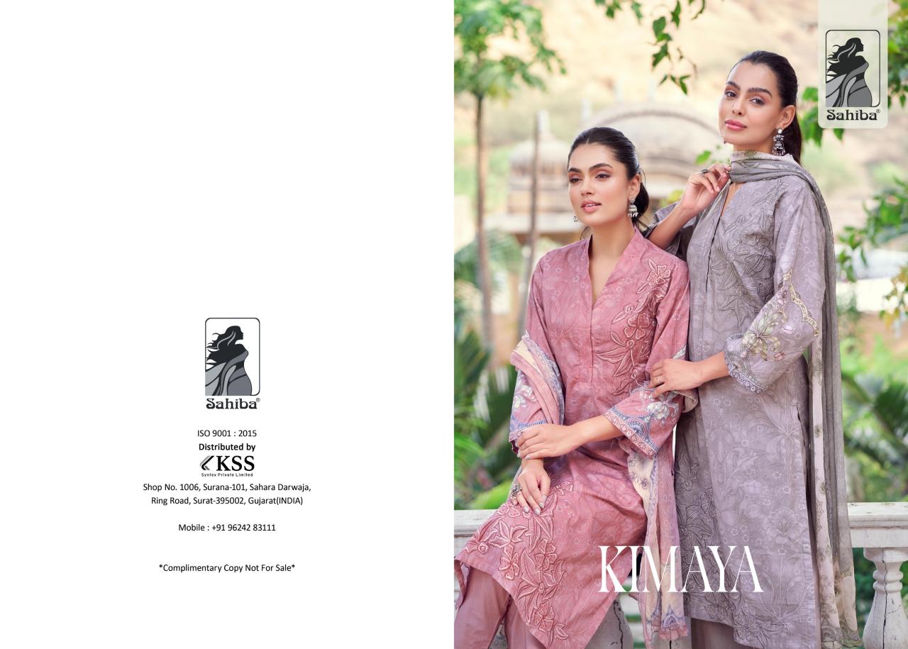 SAHIBA KIMAYA Dress Materials Wholesale catalog