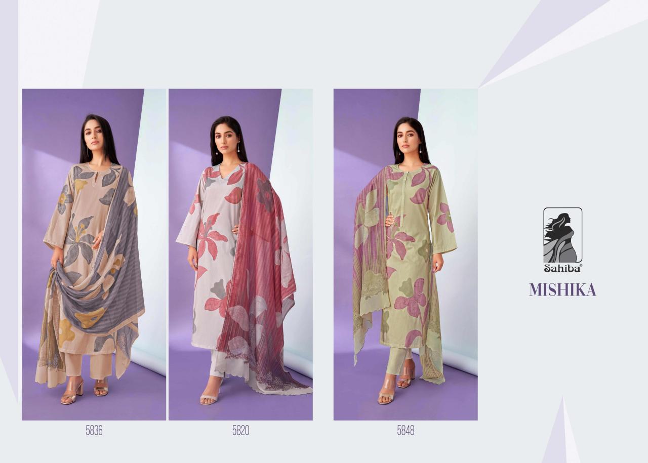 Sahiba MISHIKA Dress Material Wholesale catalog