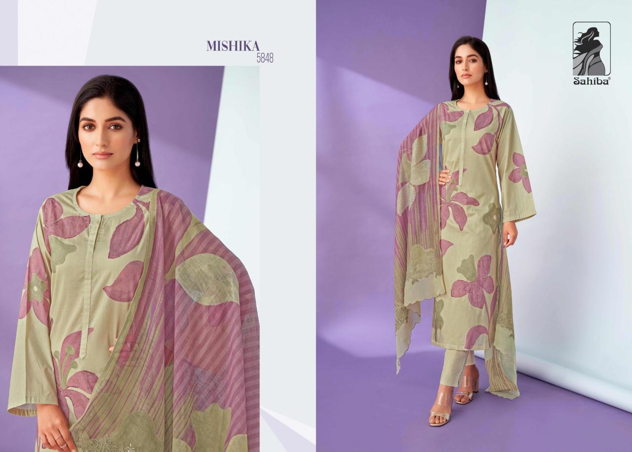 Sahiba MISHIKA Dress Material Wholesale catalog