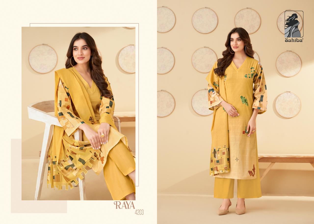 Sahiba RAYA Dress Material Wholesale catalog