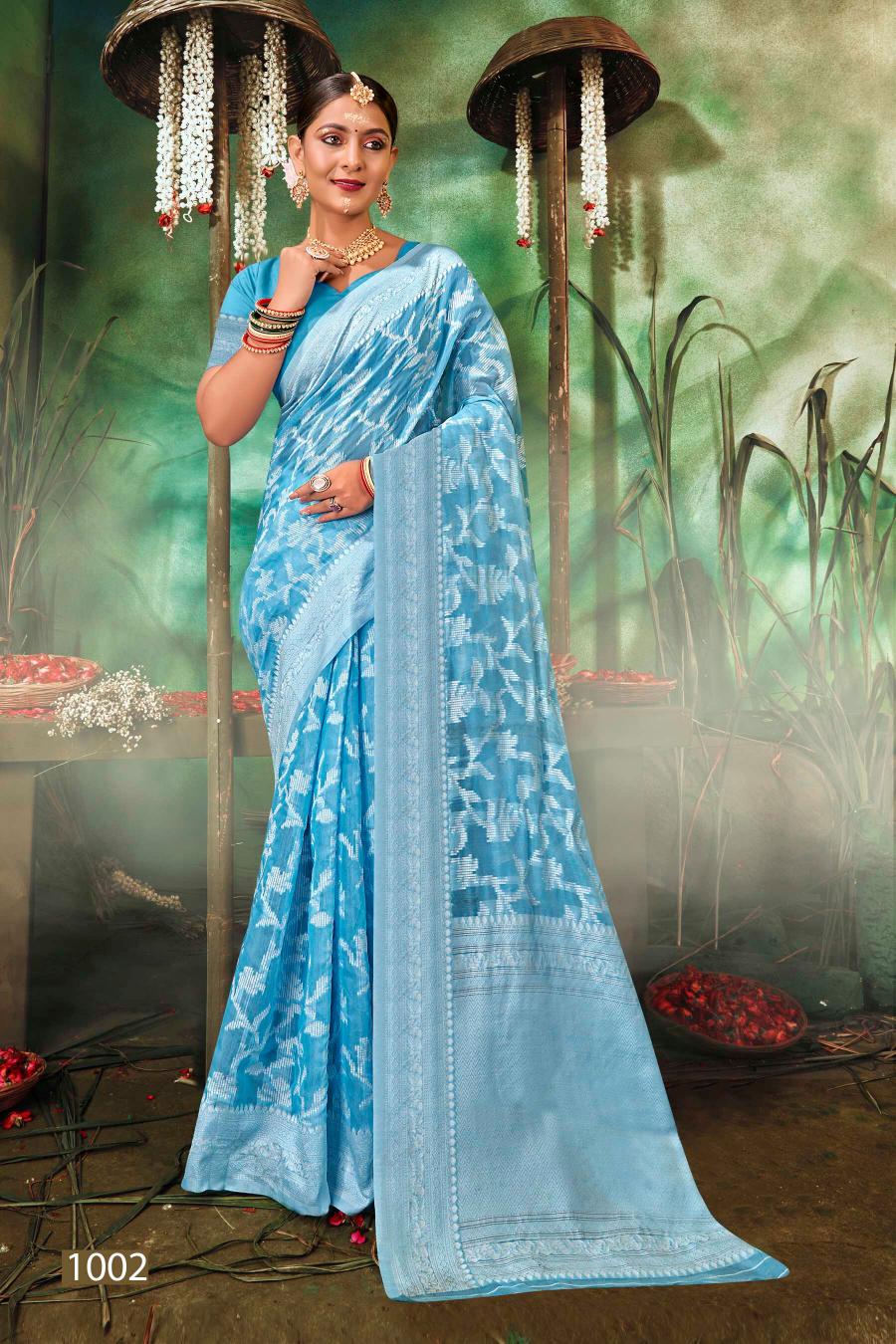 Saroj Ocean Cotton  Vol.3 Soft cotton rich pallu saree Saree Wholesale catalog    