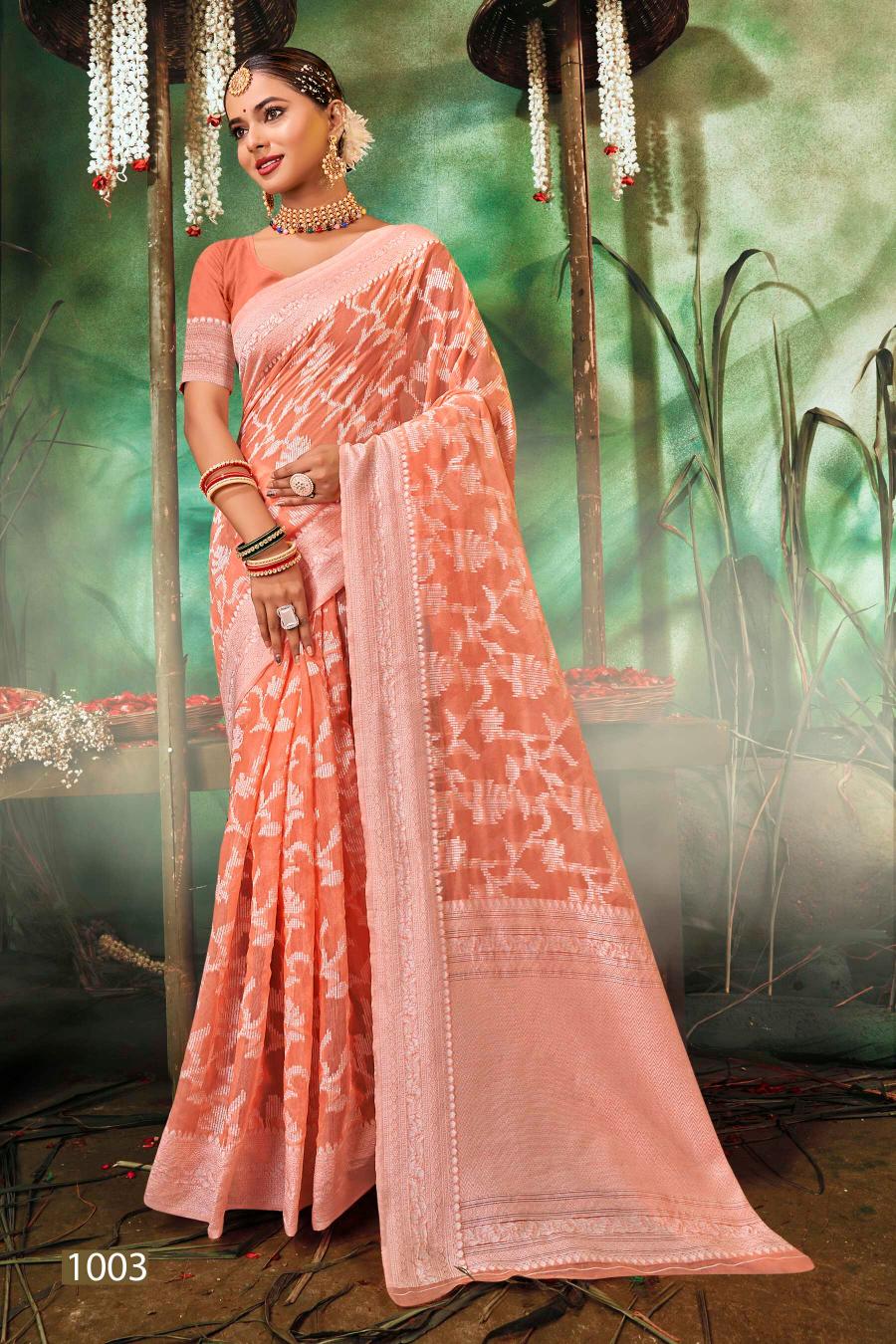 Saroj Ocean Cotton  Vol.3 Soft cotton rich pallu saree Saree Wholesale catalog    