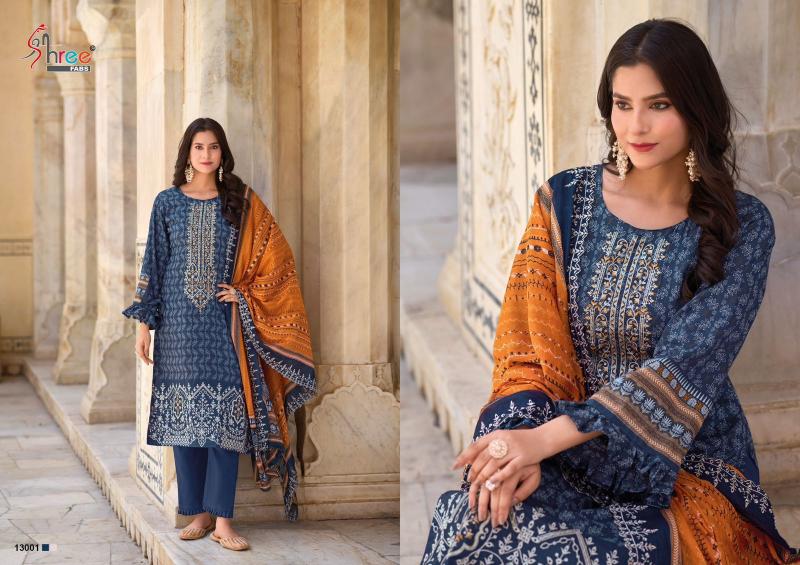 Shree Bin Saeed Lawn Collection Vol 13 Salwar Kameez Wholesale catalog