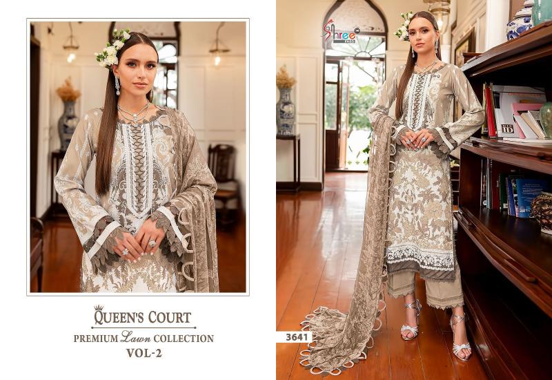 Shree Queens Court Vol 2 Chiffon Dupatta Pakistani Suits Wholesale catalog
