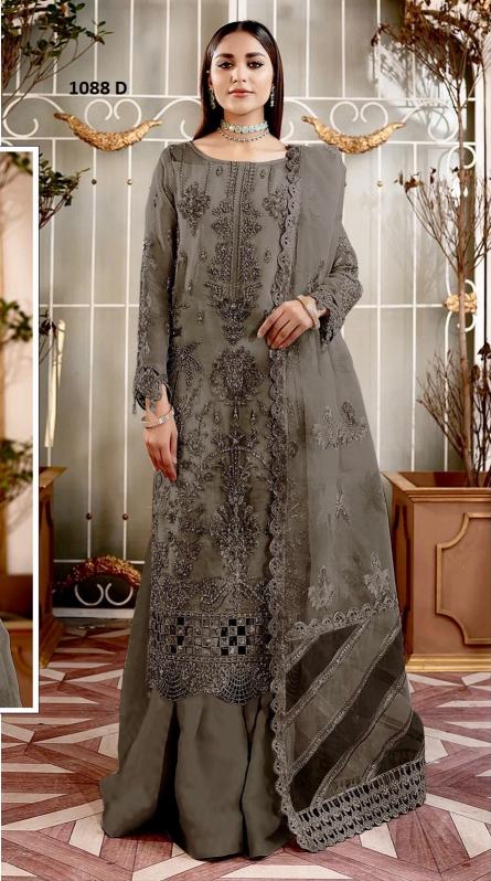 Super Hit 1088 Organza Designer Salwar Kameez Wholesale catalog