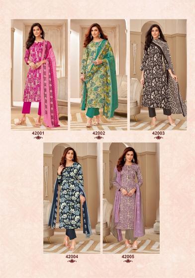 Suryajyoti Naisha Vol-42 – Dress Material - Wholesale Catalog