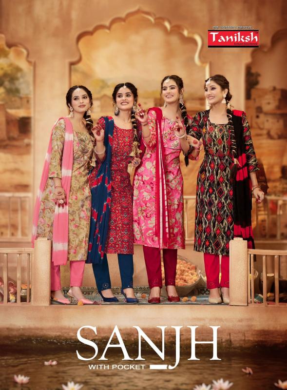 TANIKSH SANJH vol -1 Kurti Wholesale catalog