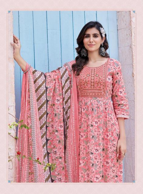 Taniksh Sayesha Vol-1 – Nyra Cut Kurti Pant With Dupatta Wholesale Catalog