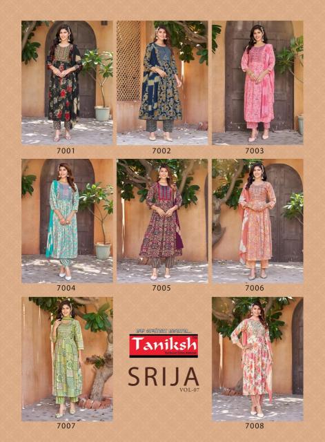 TANIKSH SRIJA VOL 7 Kurti Wholesale catalog